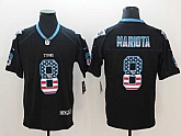 Nike Titans 8 Marcus Mariota Black USA Flag Fashion Color Rush Limited Jersey,baseball caps,new era cap wholesale,wholesale hats